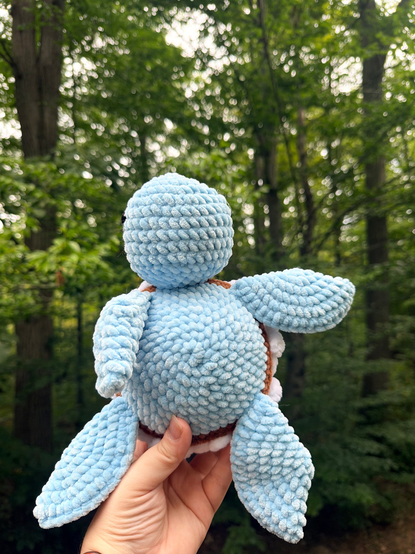Flower Turtle Crochet Plushie