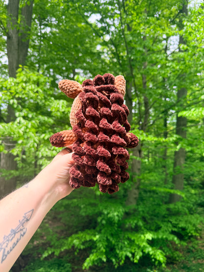 Brown Horse Crochet Plush
