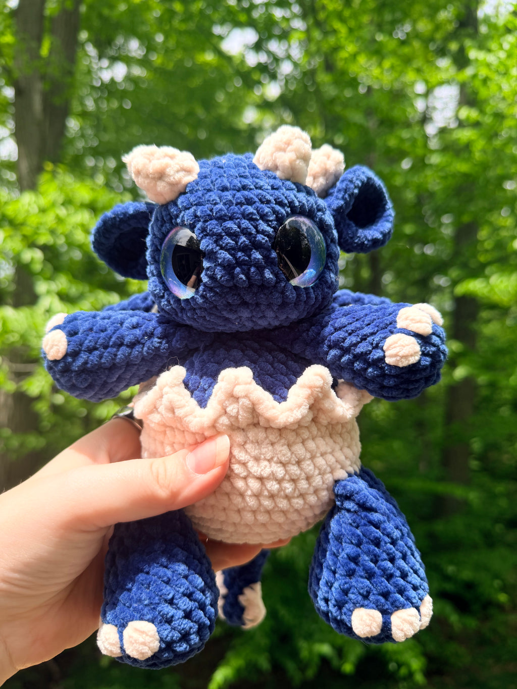 Egg Dragon Crochet Plush – Medium