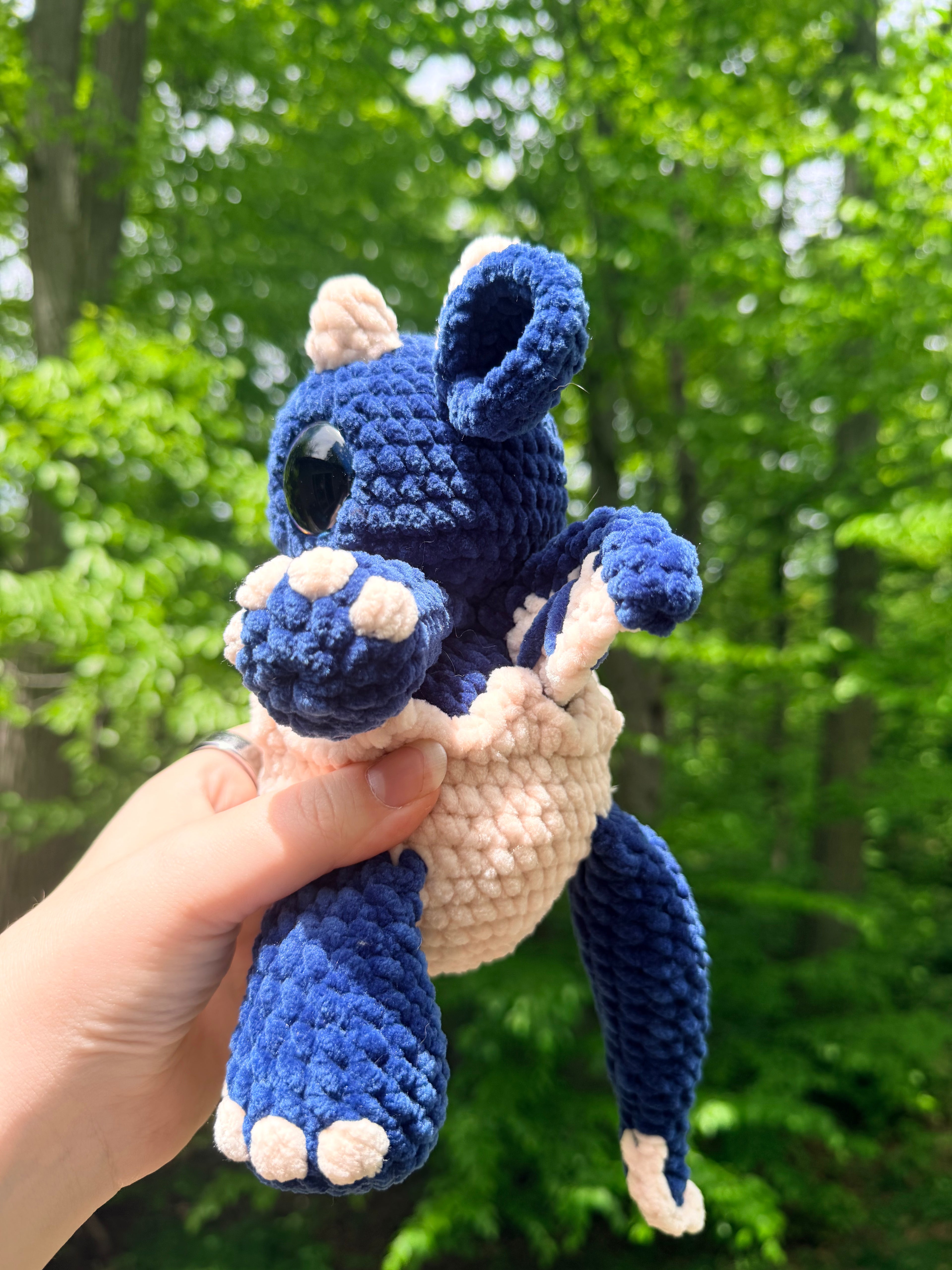 Egg Dragon Crochet Plush – Medium