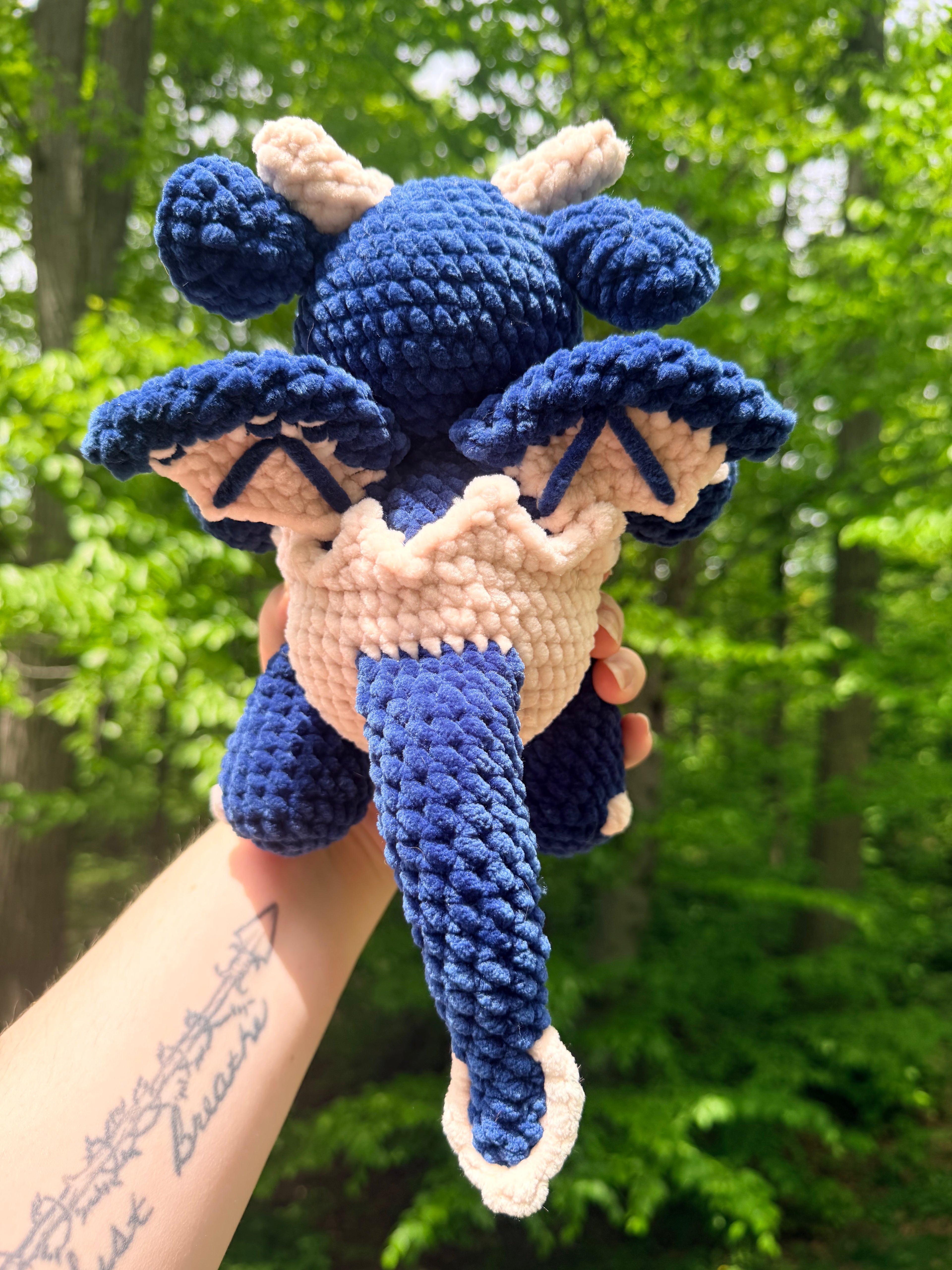 Egg Dragon Crochet Plush – Medium