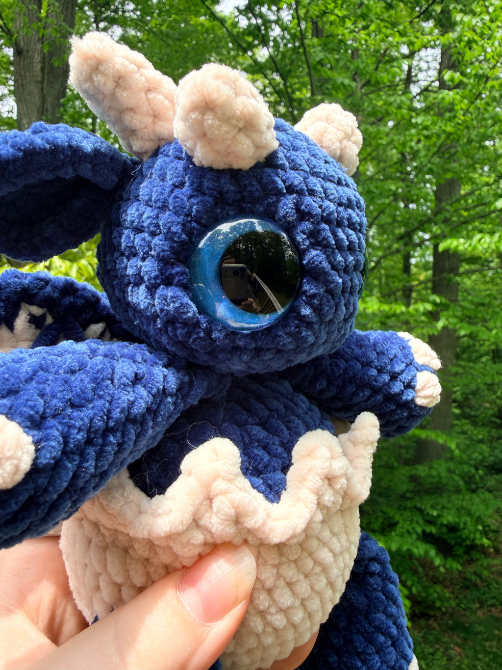 Egg Dragon Crochet Plush – Medium