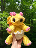 Egg Dragon Crochet Plush – Large