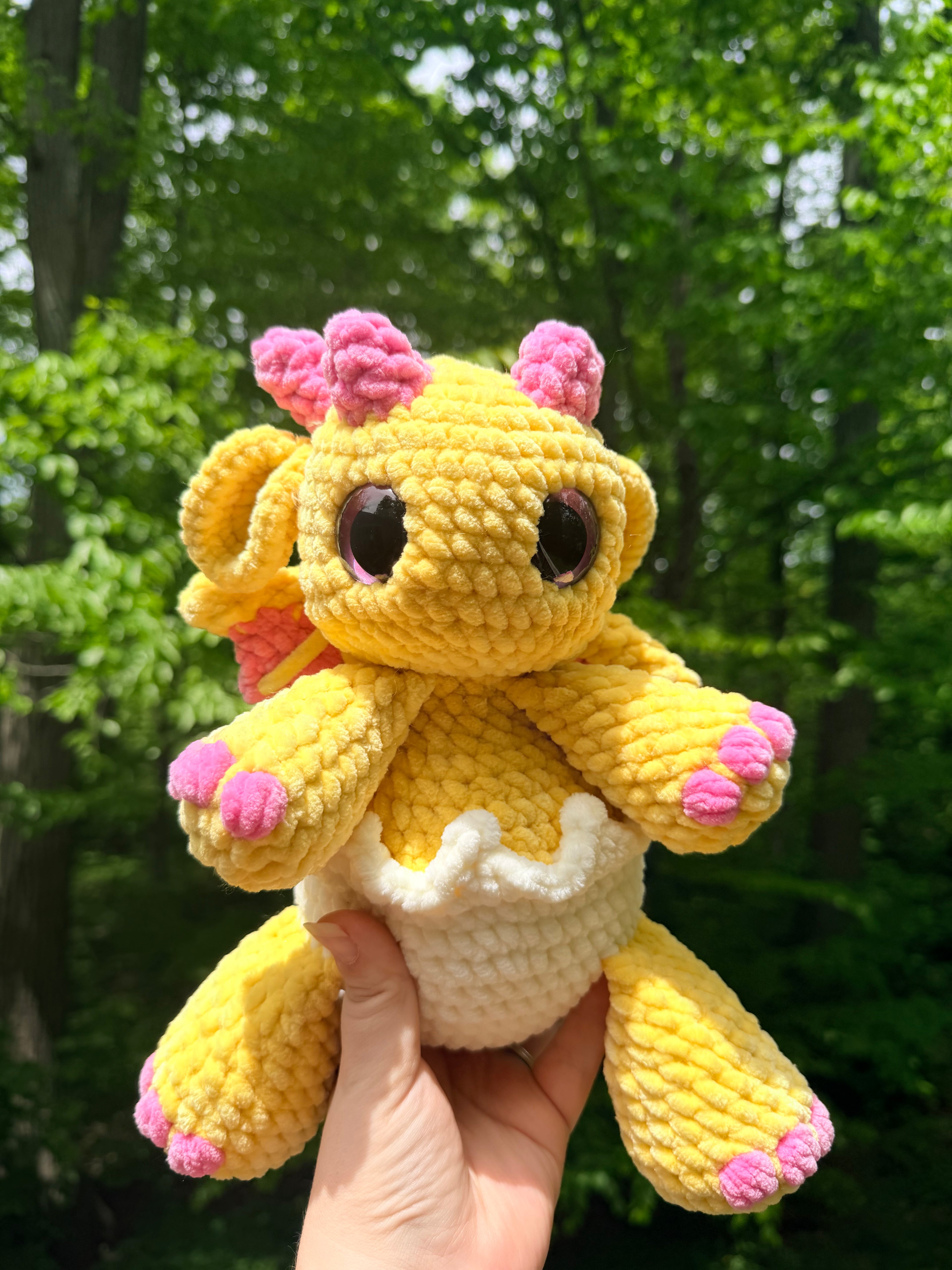 Egg Dragon Crochet Plush – Large