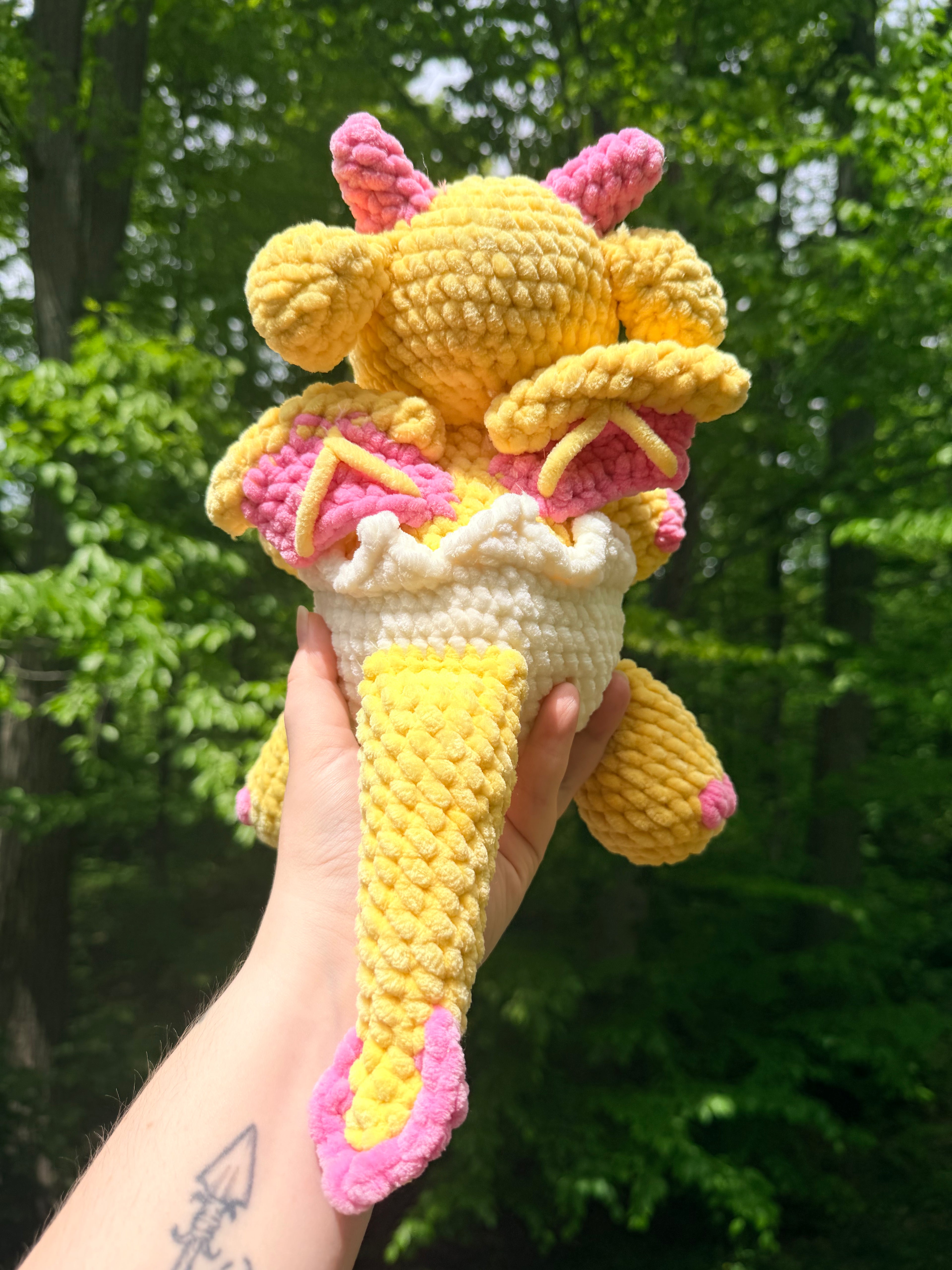 Egg Dragon Crochet Plush – Large