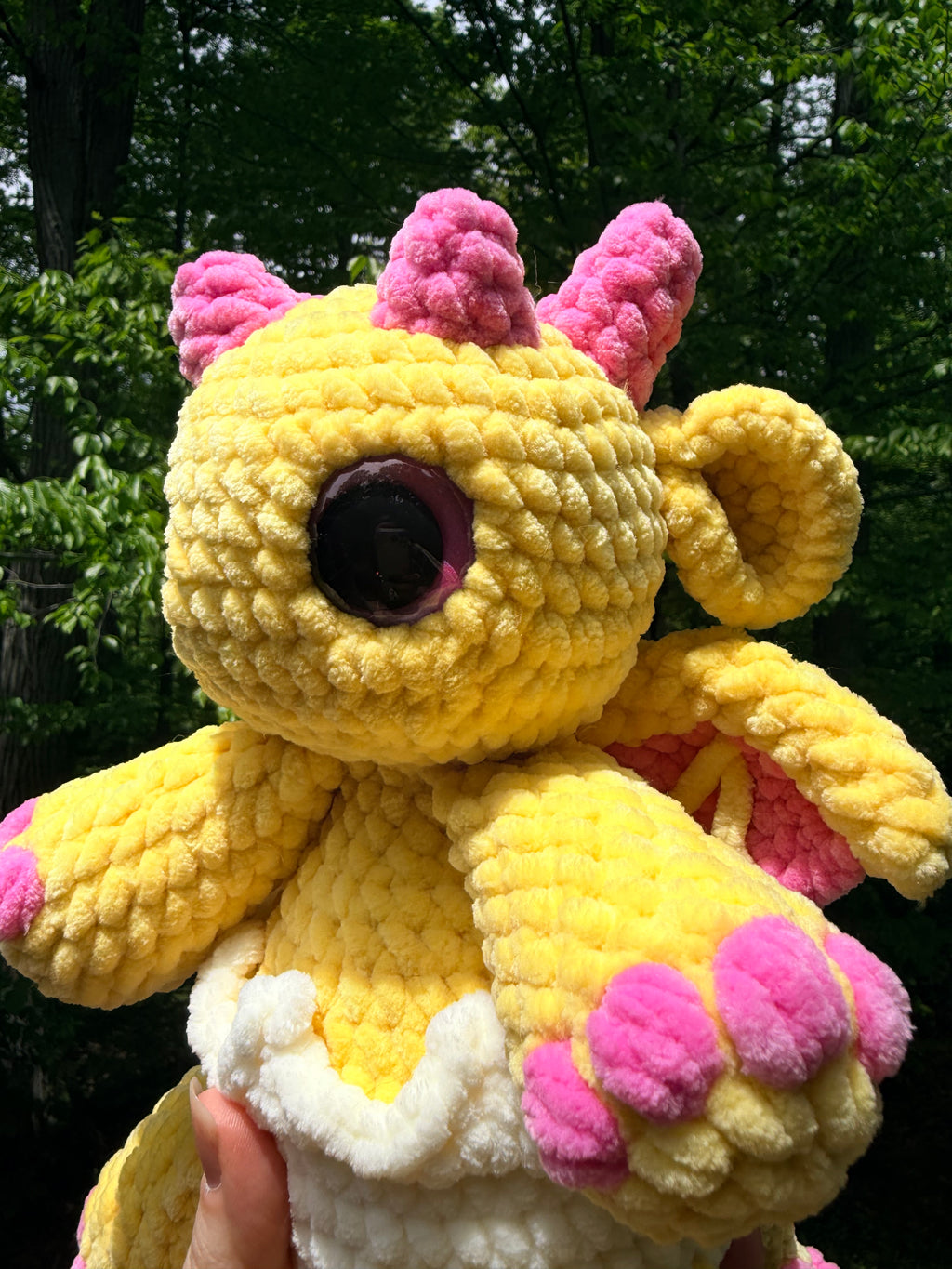 Egg Dragon Crochet Plush – Large