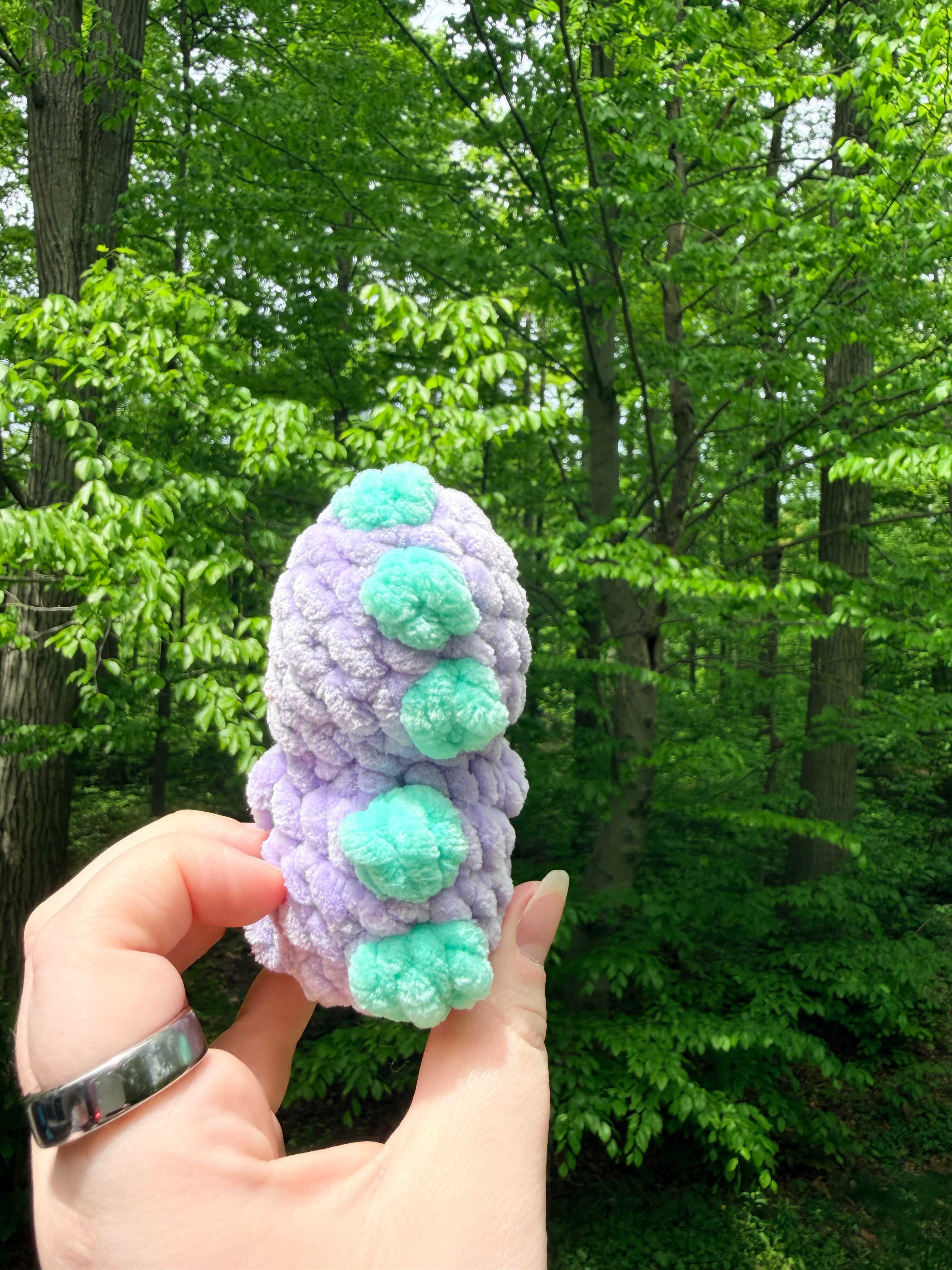 Dino Hatchling Crochet Plush – T-Rex