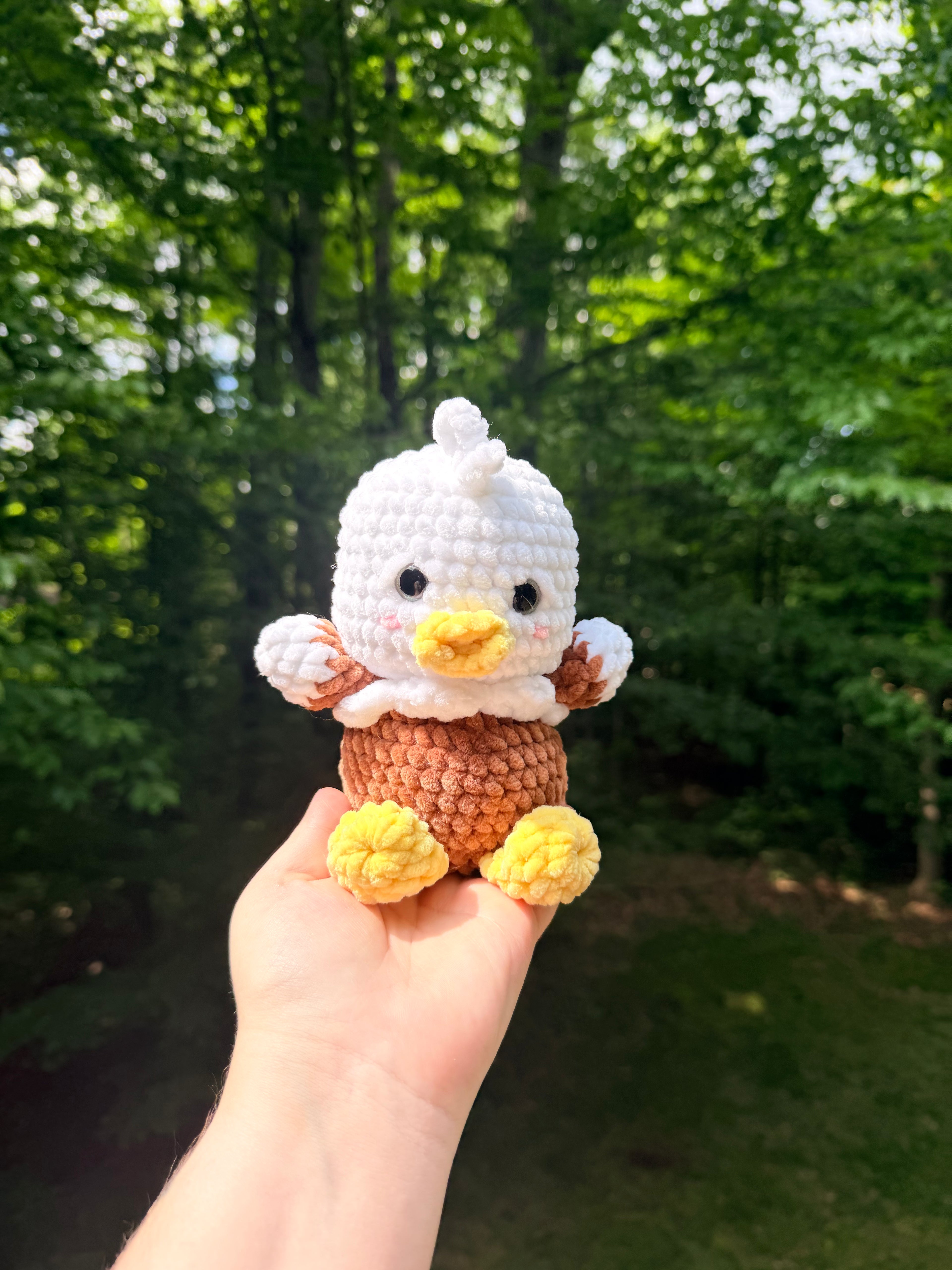 Baby Eagle Crochet Plushie