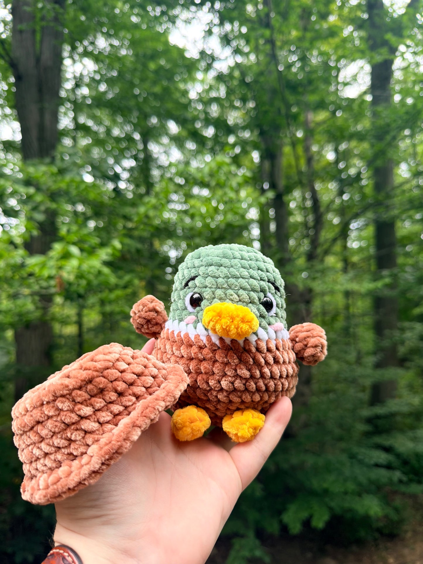 Mallard Crochet Plushie with Hat